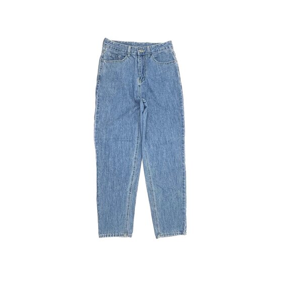Shein Taper Straight Women's size M Blue Denim jeans - Picture 1 of 4